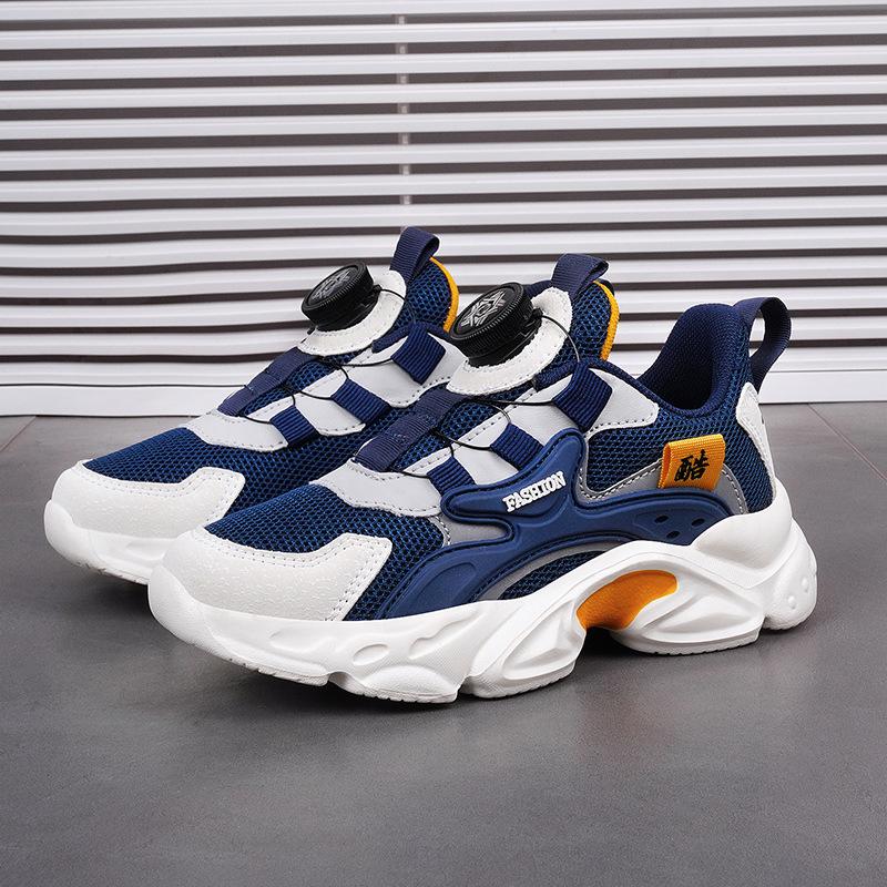 Boys' shoes 2025 spring and autumn new middle-aged and older children's sports shoes girls' mesh breathable student casual shoes