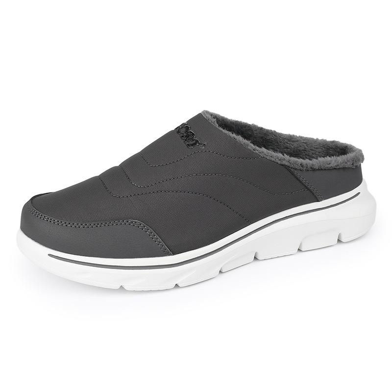 Fashion Men Slippers Winter Warm Plush Home Indoor Couple Slippers WaterProof Comfort Shoes Men Footwear Large zapatillas de mujer