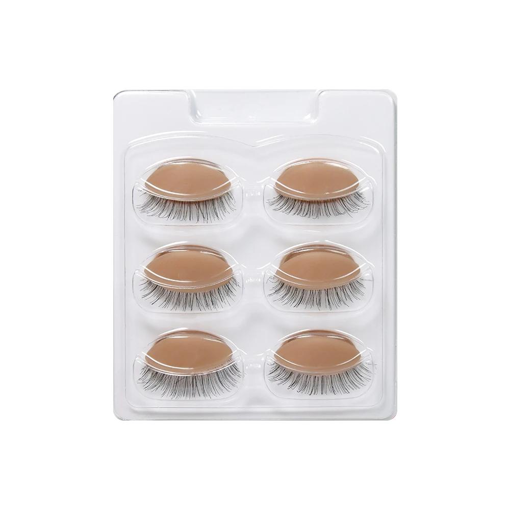 wholesale Mini Lash Flat Model Head Practice Eyelash Extension Training Head With Removable Replacement Eyelids Mannequin Head
