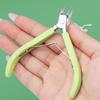 Ergonomic Cuticle Nipper With Rubber Handle Trimmer Professional Manicure Tool For Nail Care Full Jaw Clipper
