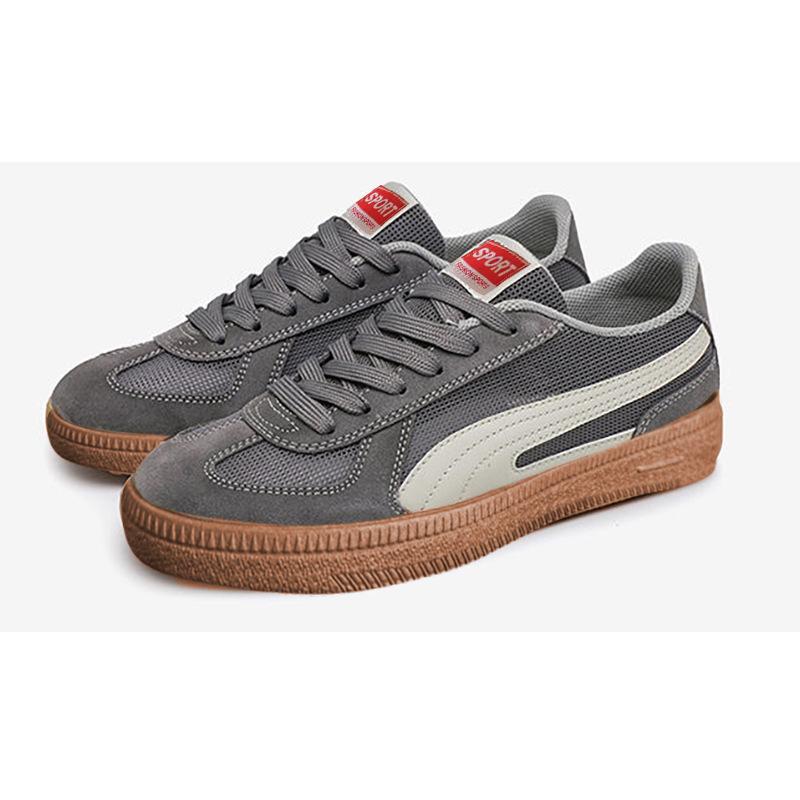 Men's board shoes mesh breathable comfortable versatile sports shoes casual shoes retro wear-resistant non-slip fashion board shoes trendy shoes