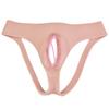 ANOSX Silicone Clitoris Pants Urethral Hole Underwear Insertable Penis Masturbator Fake Vagina Panty G-Strings Thongs Sex Toys