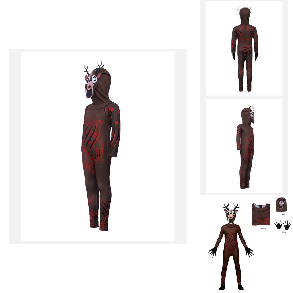 The Deer 99 Nights In The Forest Deer Goat Costume With Soft Polyester Fabric For Halloween And Party Performances