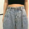 Chain Belt Female Korean Version Simple Versatile Metal Belt Punk Style Student Fashion Decoration Jk Trouser Chain Trouser Belt Male