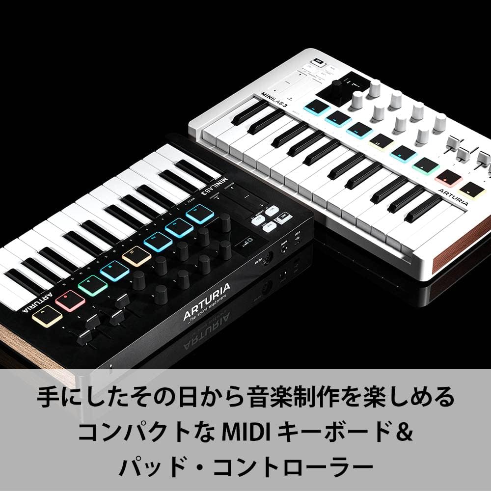 ARTURIA MIDI keyboard controller MiniLab 3 BK black