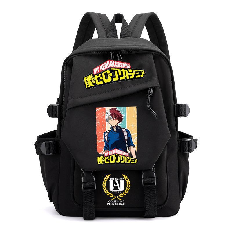 New Student Schoolbag, My Hero Academy, Surrounding Backpack, Large-capacity Computer Bag, Travel Bag.