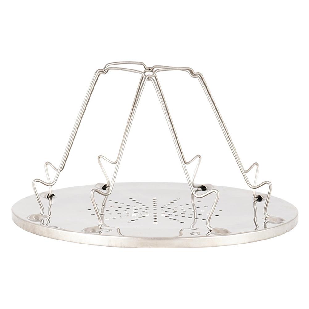 

4 Slice Camping Toaster - Lightweight and Compact, Ideal for the Outdoors Silvery-One size