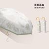 Dai Xiao Fresh 8 bone color glue small gold hook anti-ultraviolet sun umbrella folding parasol