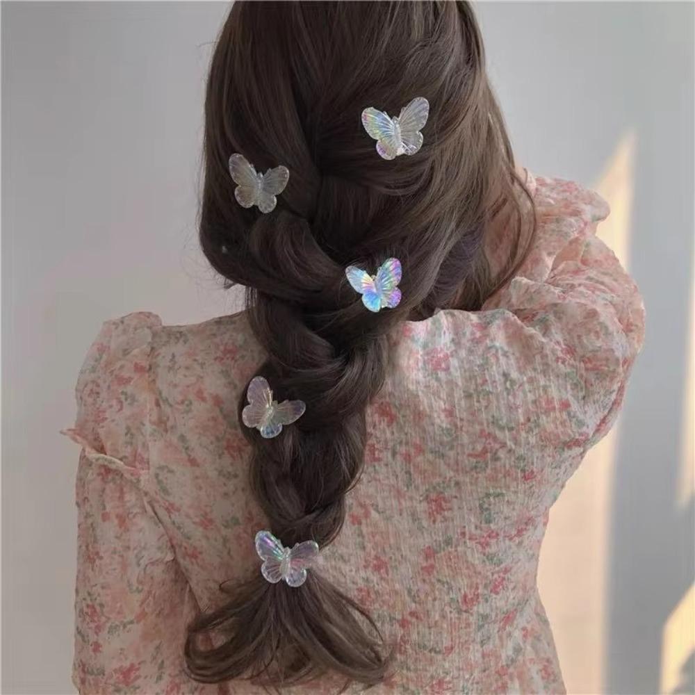 Bangs Clips Butterfly Duckbill Cute Sweet Girl Hairpin New Butterfly Hair Clip