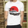 Initial D T Shirt  Unisex Retro Washed Tops Tees Harajuku AE86 Drift Tshirt Hip Hop Male Fujiwara Tofu JDM Japanese T-shirts Shirt