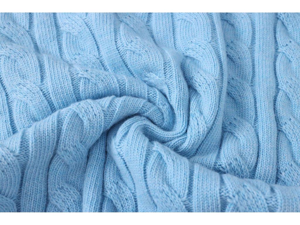 Herren Zopfstrick Wollmischung Halb-Zip Stehkragen Pullover