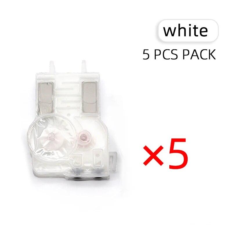 

5PCS УФ-сольвентний чорнильний принтер негативного тиску, великий чорнильний демпфер для Epson 7-го покоління, чорнильний демпфер Ruizhi/Xiongcai Photo Machine 5 Pcs -White