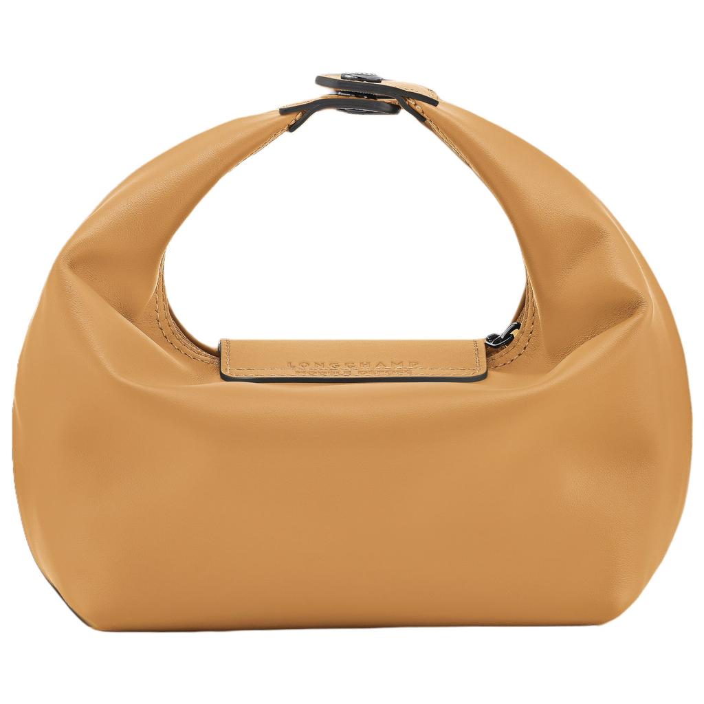 Longchamp Le Pliage Xtra Snap Button Zipper Closure Brand Logo Leather Lunch Box Tofu Bag Tote Bag Women Tote Bags Honey 10291987117