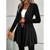 Knitted Sweater Cardigan Long Sleeve Mid Length European American Style Fashion for Spring Autumn Winter