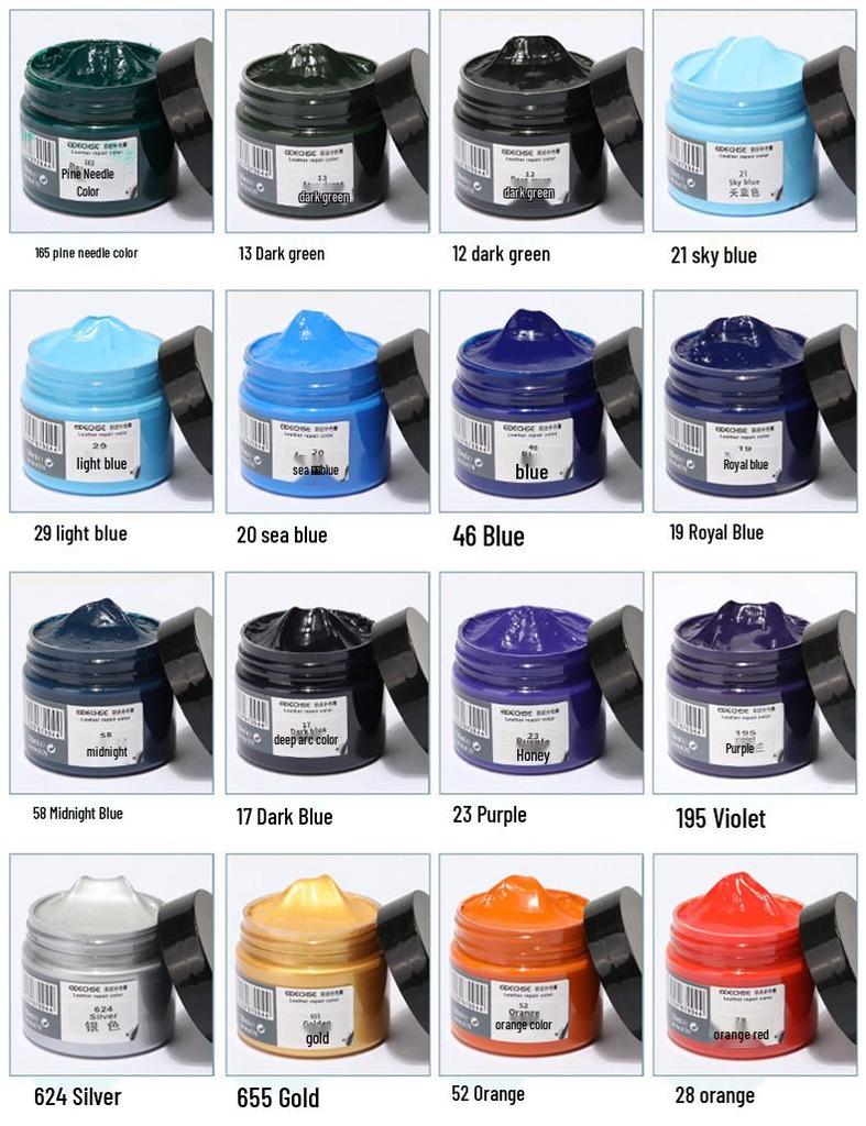 Echtes Leder Sofa & Autositz Reparaturcreme - Stellt Risse, Kratzer, Abblättern & Abnutzung wieder her