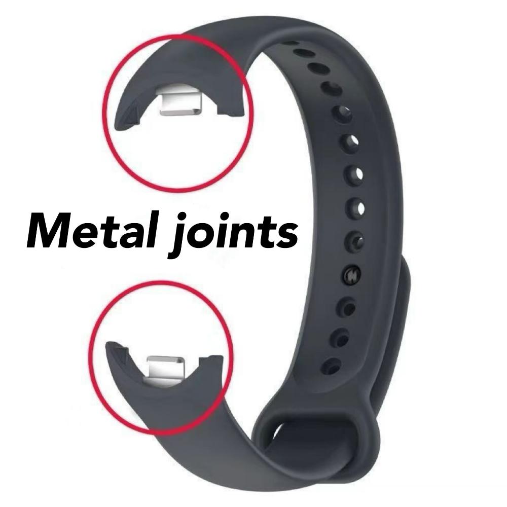Weiches Silikon-Uhrenarmband für Xiaomi Smart Band 10 NFC Smartwatch Ersatzarmband Sportarmband correa Mi Band 8/9 Zubehör