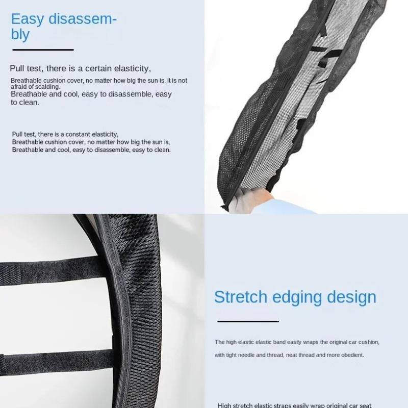 Motorcycle Cushion Covers Anti-Slip Cushion Mesh Net Motorcycle Breathables For Seat Cover Pads Motorcycle Accessories