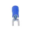 300PCS Blue U Type Wire Connector SV1.25-4 Fork Spade Wire Connector  Transportation Lighting