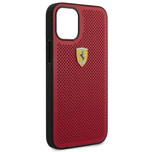 Ferrari Fespehcp12Sre Iphone12 Mini  5,4 Czerwony/Red Hardcase On Track Perforated