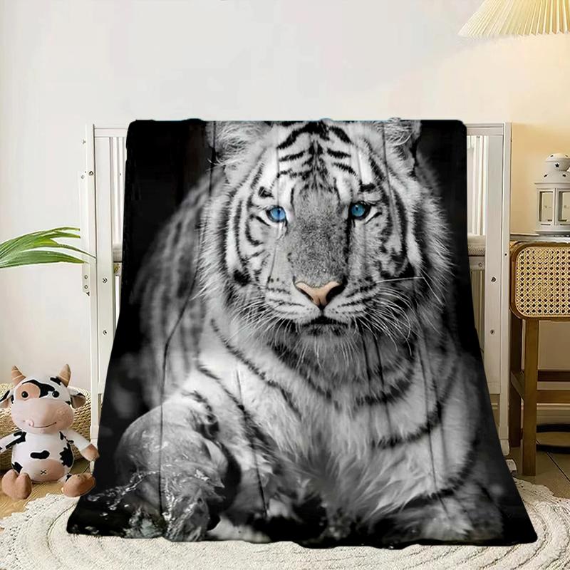 Colorful Tiger Portrait Blanket Flannel Blanket Throw Blanket Sofa Cover Blanket Soft Premium Blanket Picnic Blanket Tv Blanket Gifts