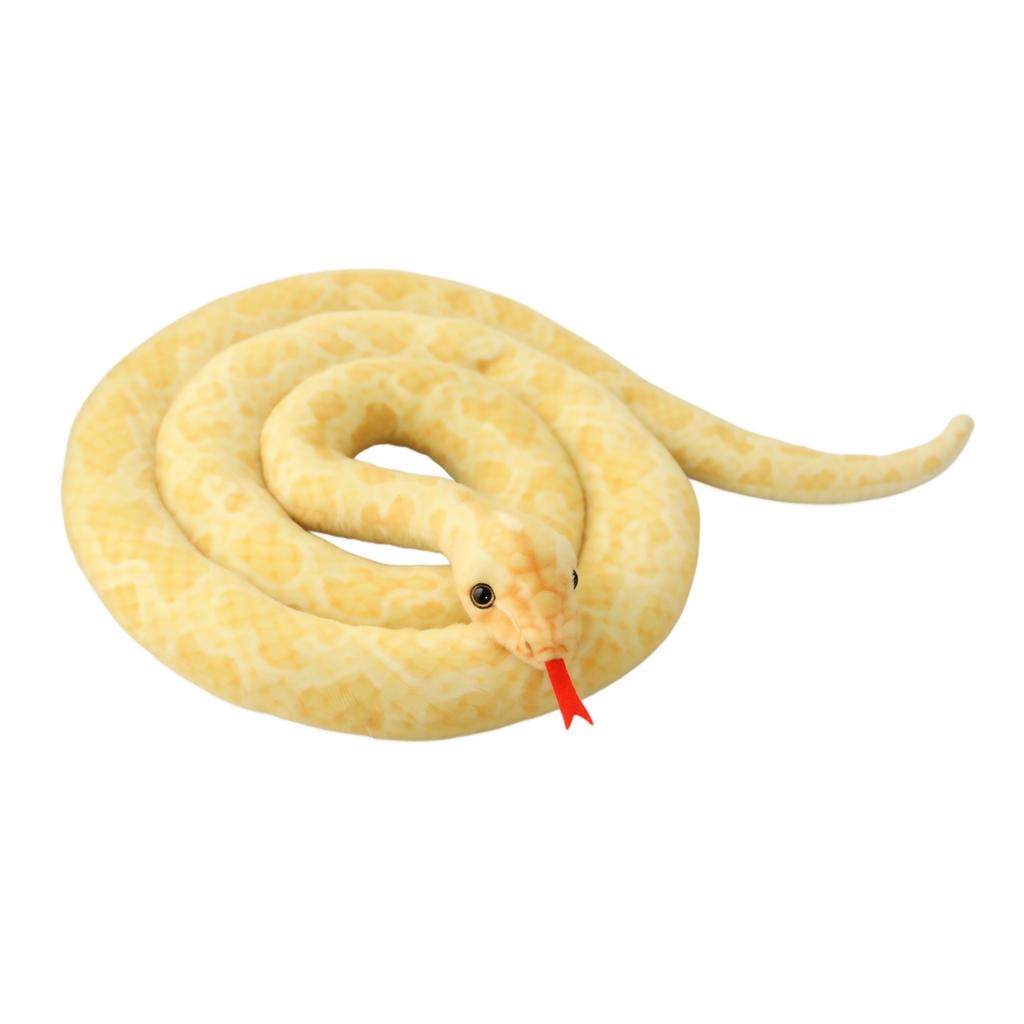 Realistic Plush Snake Toy - Soft Fake Snake for Pranks, Gifts and Halloween Decorations