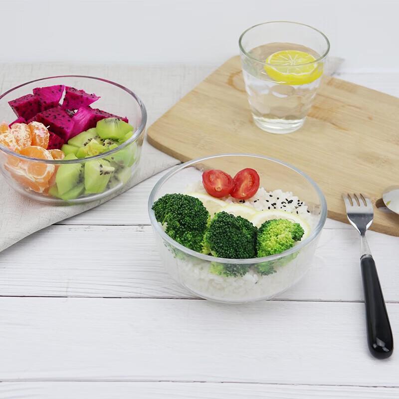 Yi Le Ya Heat-Resistant Glass Food Storage Bowls