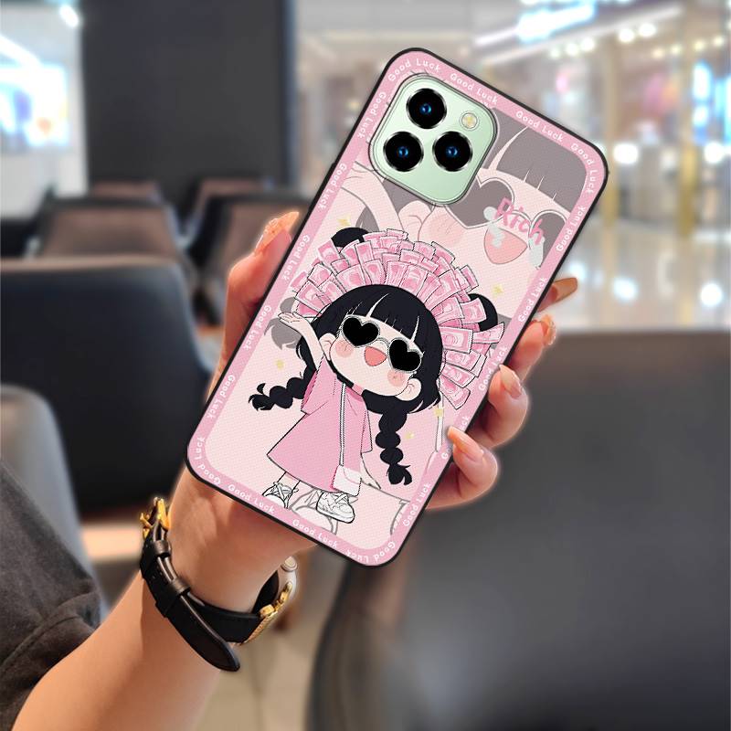Cartoon Phone Pouch Phone Case For Oukitel C21 Pro Protective Cute Animals Shockproof Anti-dust Graffiti Durable TPU