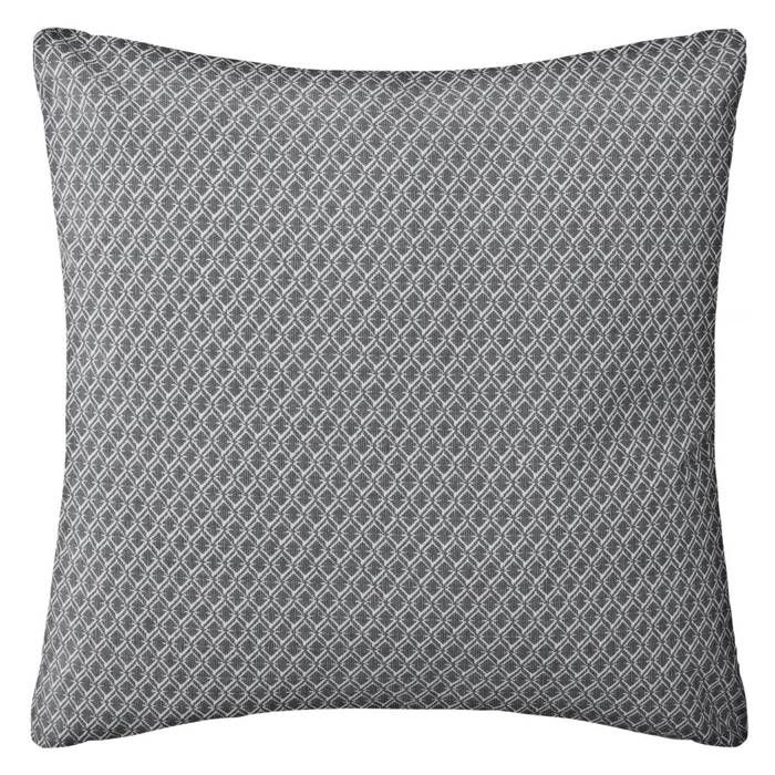 Coussin Motifs "Otto" Gris 38x38cm - Atmosphera Createur D'interieur