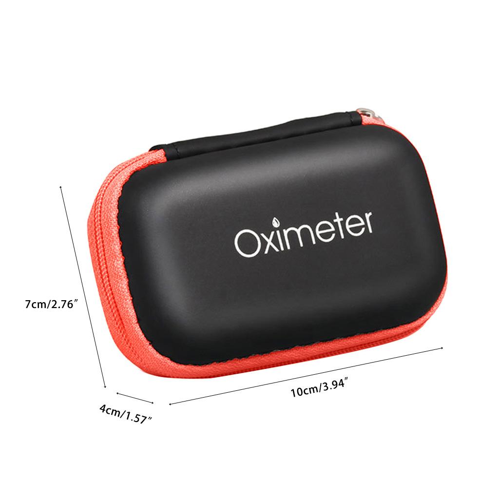Fingertip Pulse Oximeter Carry Pouch Shockproof Protective Travel for Case Storage Bag Outdoor