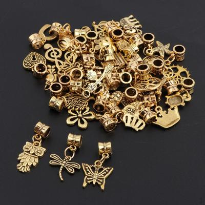 40x Charms Pendenti Accessori Perline Sciolte per Risultati di Gioielli Fai da Te