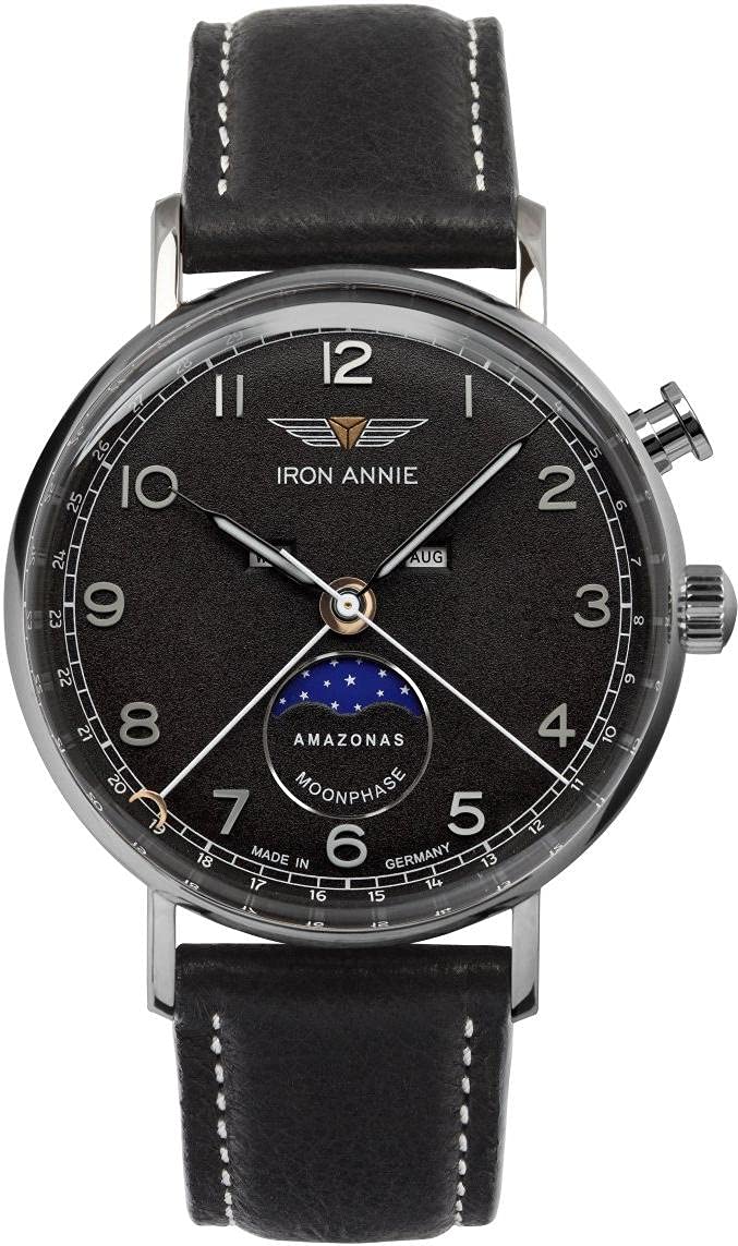 

IRON ANNIE AMAZONAS Quartz Watch Imported [Iron Annie] Men s 5976-2QZ [Regular Product] чорний