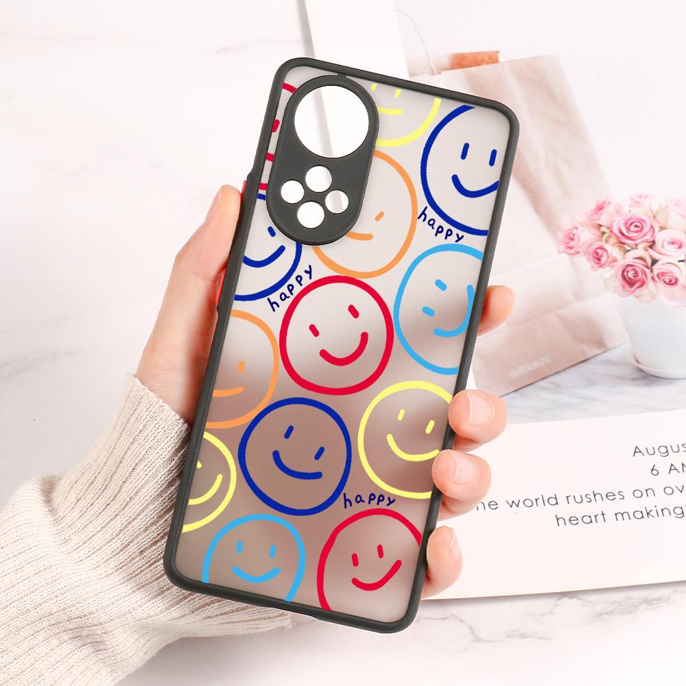 Honor 50 Case Funda Luxury Cover For Huawei Y6 2019 Case For Honor 9A 9X 8X 20 60 P40 Lite P30 Pro P50 Nova 9 Pro Flower Bumper