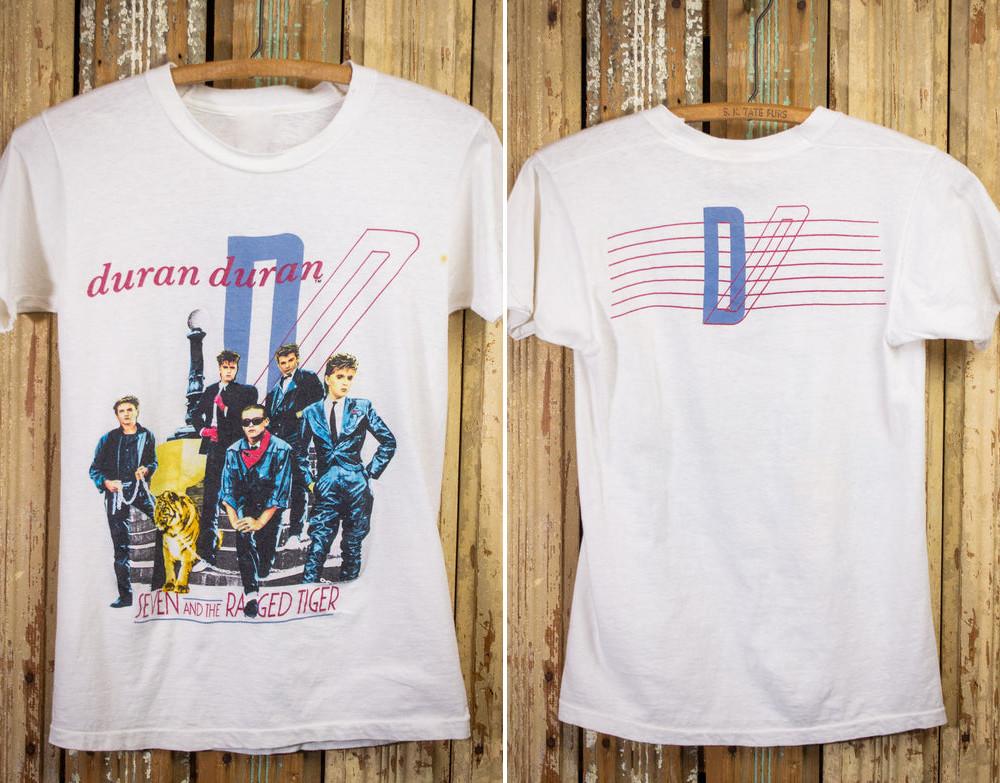 Vintage Duran Duran Seven and the Ragged Tiger Concert T Shirt 1983 M