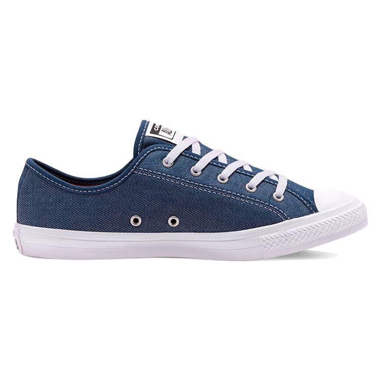 Converse Chuck Taylor All Star Dainty Casual Low Top Canvas Shoes Women Sneakers Blue 567872C