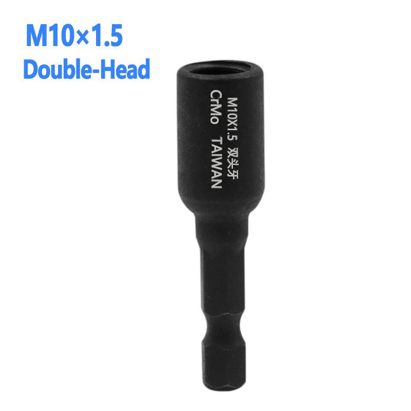 Self-Tapping Socket Adapter for 6/8/10mm/1/4"/5/16" Insert Nuts or Hanger Bolt Power Drill Tools 1/4 Inch Hex Shank