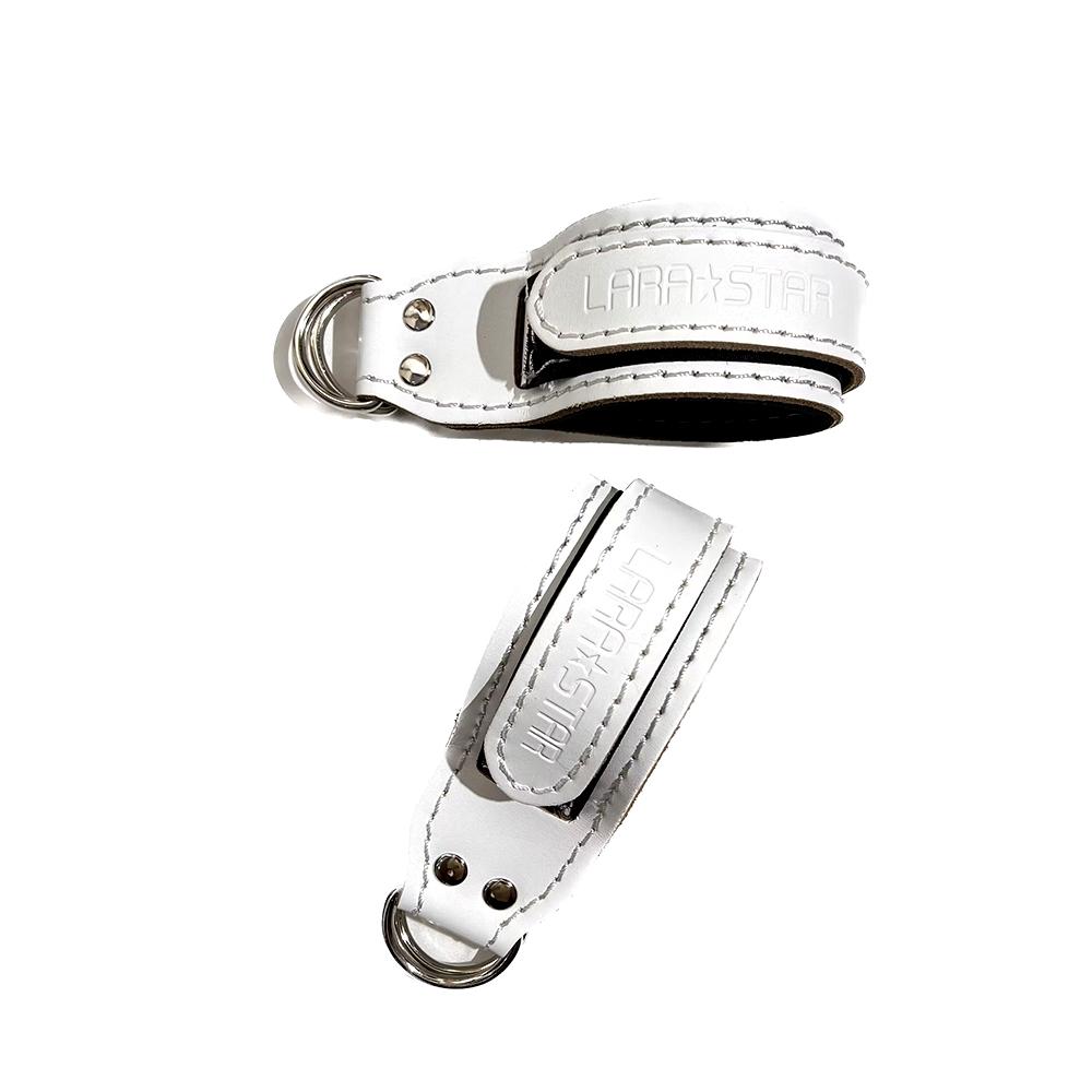 Leather Ankle Strap Cuffs Adjustable for Cable Machine Attachment Home Gym Foot Resistance Training Legs Strength Body Building