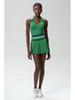 Alo Golf Pleated Skirt & Sleeveless High-End Yoga Tank Top Set - Women's Summer Clothing