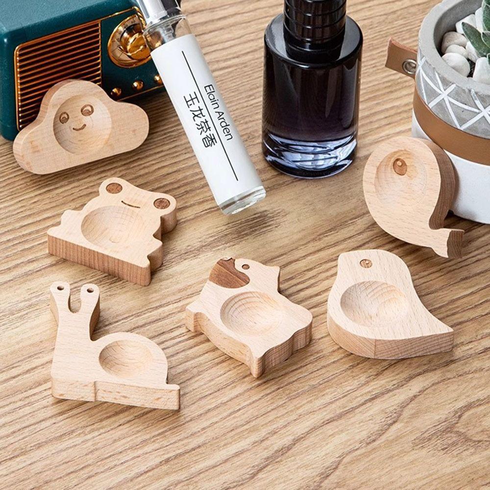 Long-lasting Floral Essential Oil Diffuser Wooden Wood Ornaments Durable Aromatherapy Inhaler