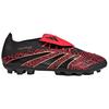 Adidas PREDATOR ELITE Anti-Slip Wear-Resistant Soccer Shoes Unisex Black Red Sneakers JR3359