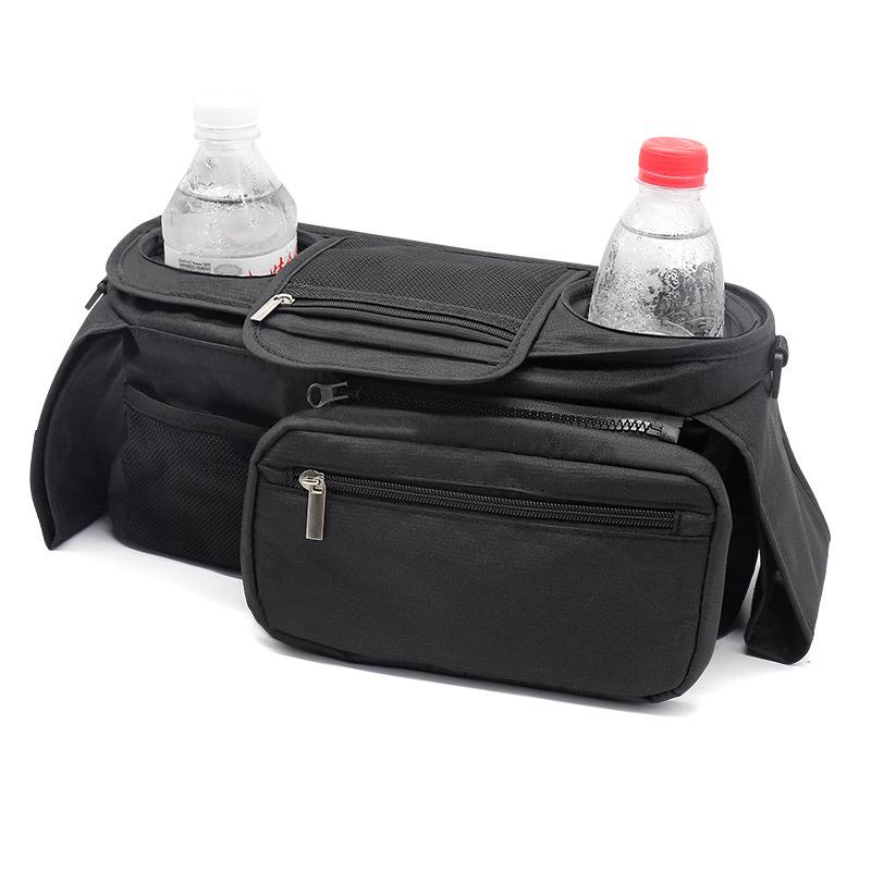 

Универсальная подвесная сумка для хранения для коляски - Хит продаж чёрный