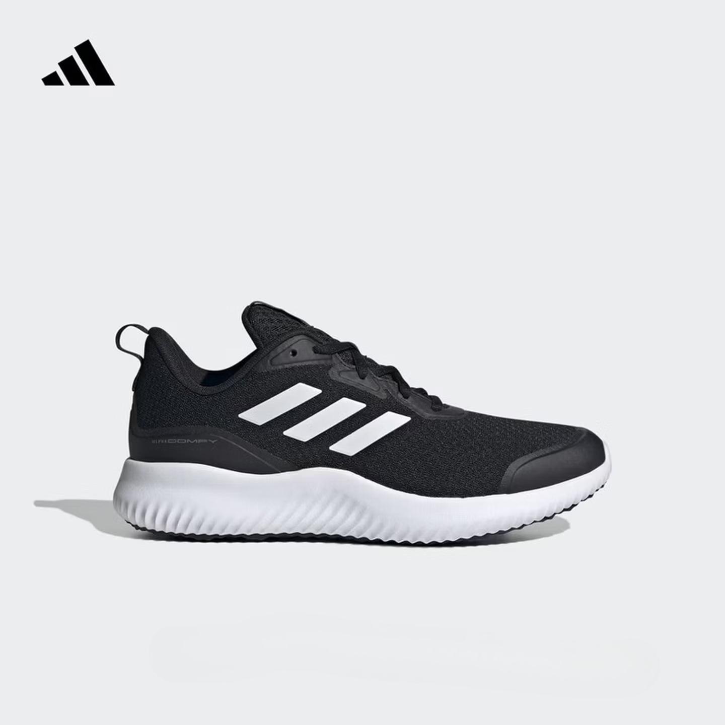 

Adidas ALPHACOMFY Comfortable and Practical Running Shoes for Leisure Use 1D0350 35.5 чёрный
