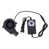 3800RPM Air Blower US/EU Plug DC 12V Barbecue Fan with Variable Speed Controller Blower Fan for Picnic Grill Wood Stove Cooking
