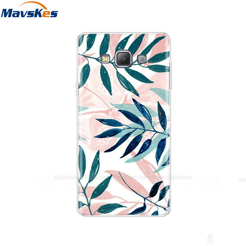 Silicon Phone Case For Samsung Galaxy A3 2015 Flower Cat A300 Soft TPU Back Cover For Samsung A3 2015 A300H A3000 SM-A300F pop