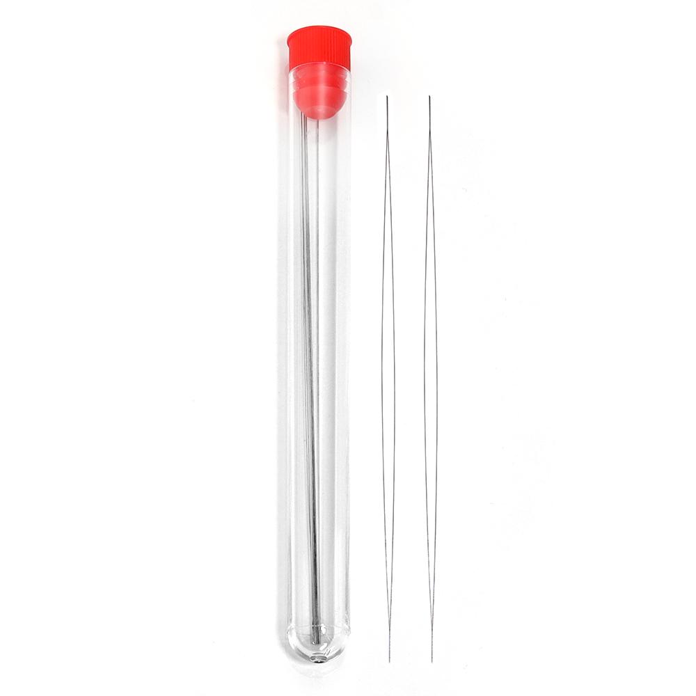 5pcs Beading Needles Open Big Eye Beading Pins For DIY  Necklace Jewelry Making Tools Accessories Self Threading Needle Pins