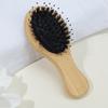 2pcs/1pcs Small Air Cushion Comb and Natural High Quality Wide Tooth Bamboo Comb, Smooth Hair Without Knots