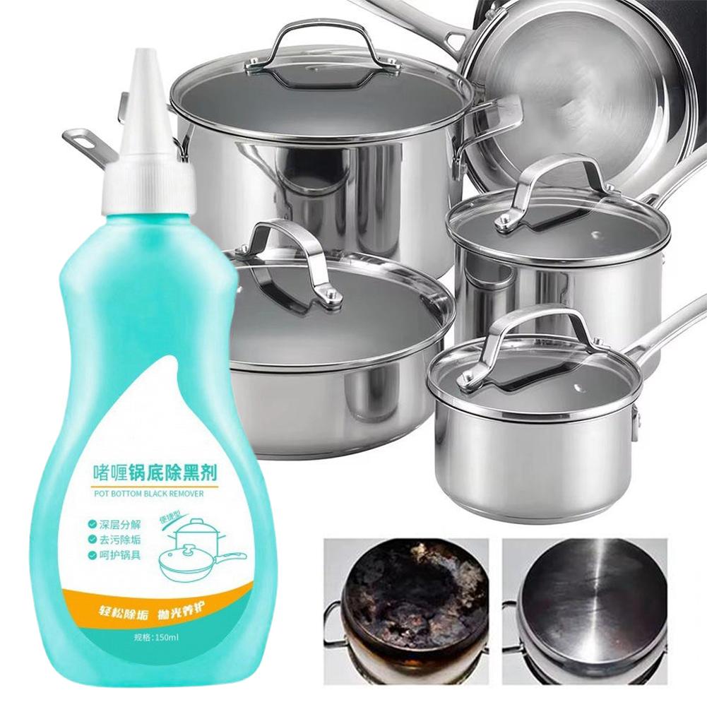 Gel Pot Bottom Black Remover Heavy Oil Stains Black Stain Black Steel Bottom Stainless Descaler D0P0
