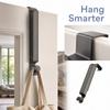 No Drill Over the Door Hook for Hanging Coats, Hats, Bags, Towels - Saving Hanger for Entryway, Closet, Bedroom