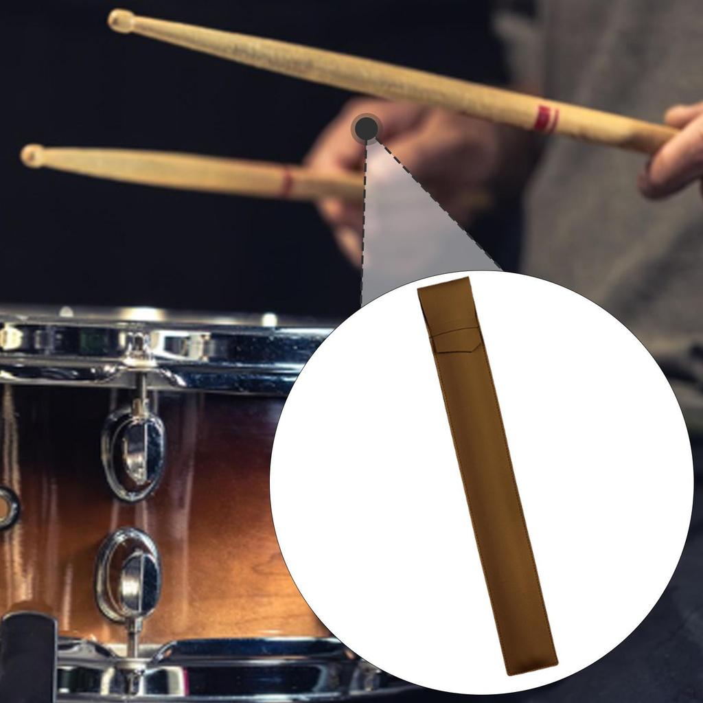 Drumstick Bag Carrying Case Lightweight Sleeve Percussion Mallets Holder for Solo Practicing
