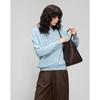 Demana Women's Seamless Merino Wool Round Neck Sweater