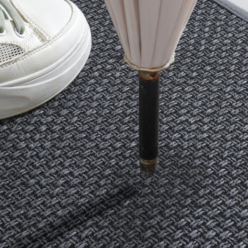 Heavy Duty Woven Doormat with Rubber Backing, Non Slip Dirt Trapper Entryway Floor Carpet Indoor Outdoor Front Door Rug